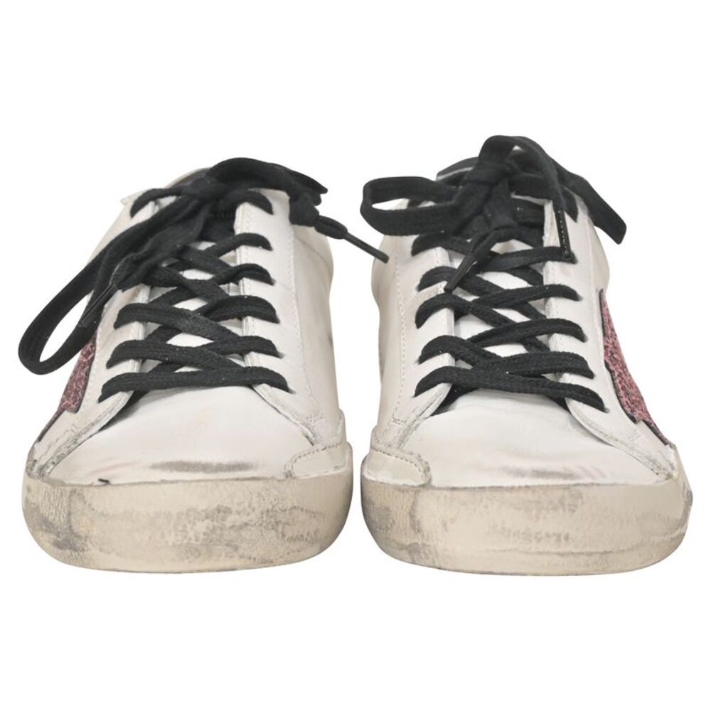 Golden Goose Superstar Low Top Sneakers in White Leather - Picture 3 of 9